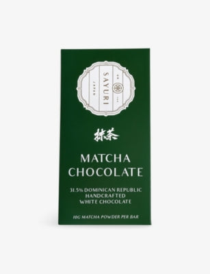 Sayuri matcha white chocolate bar 100g - British product