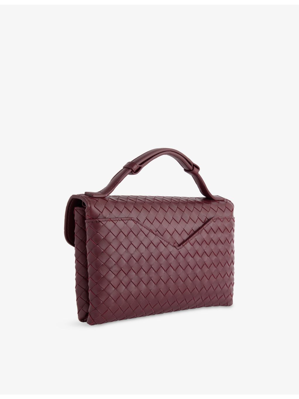 Bottega Veneta Knot leather shoulder bag 25cm (British brand)
