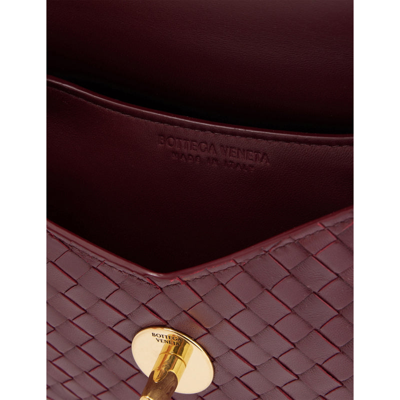 Bottega Veneta Knot leather shoulder bag 25cm (British brand)