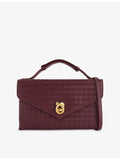 Bottega Veneta Knot leather shoulder bag 25cm (British brand)