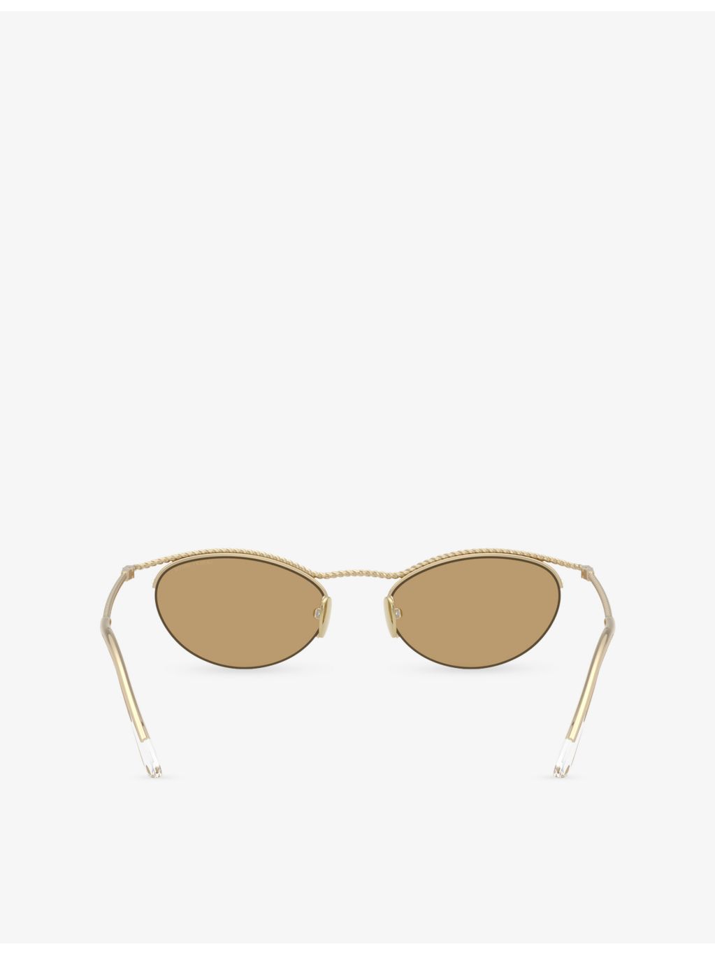 Giorgio Armani AR6175 butterfly-frame metal sunglasses 5cm lens - British product