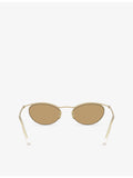 Giorgio Armani AR6175 butterfly-frame metal sunglasses 5cm lens - British product