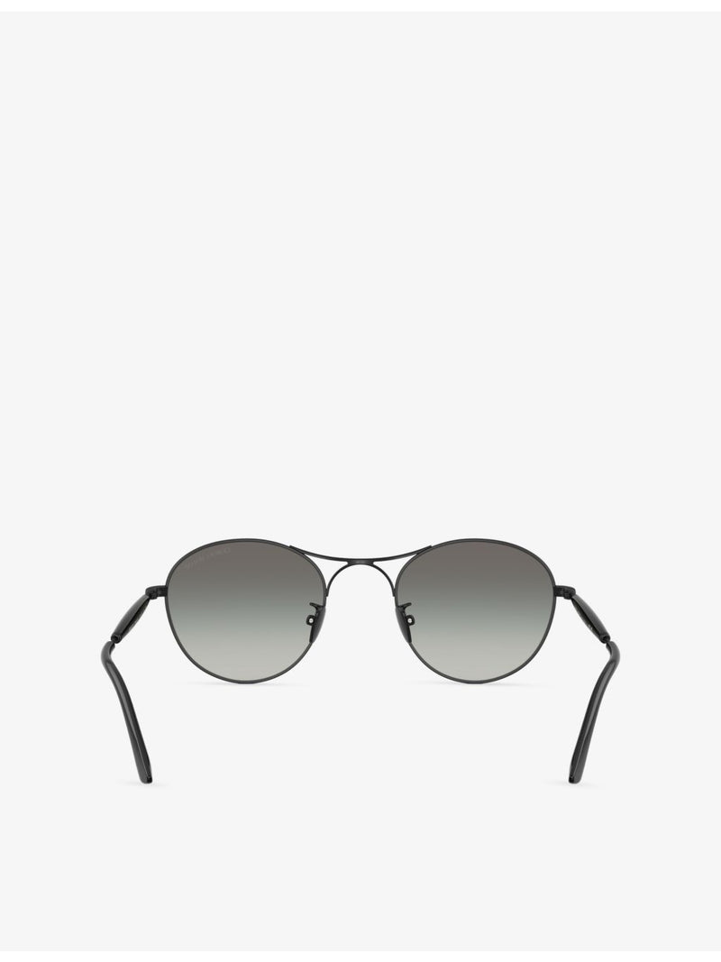 Giorgio Armani sunglasses AR6177 round metal frame, UK version