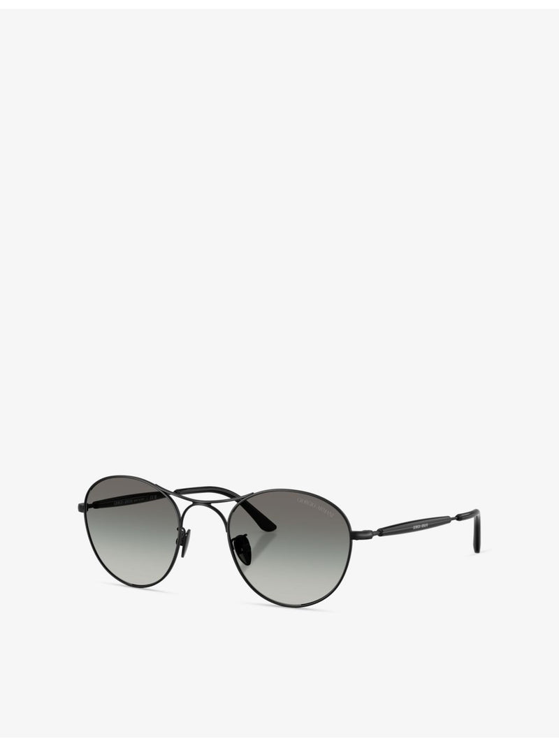 Giorgio Armani sunglasses AR6177 round metal frame, UK version