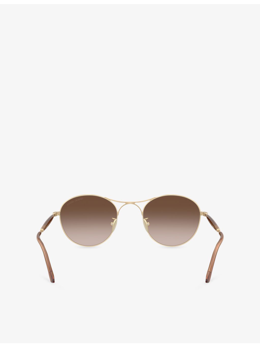Giorgio Armani AR6177 round metal sunglasses, UK version