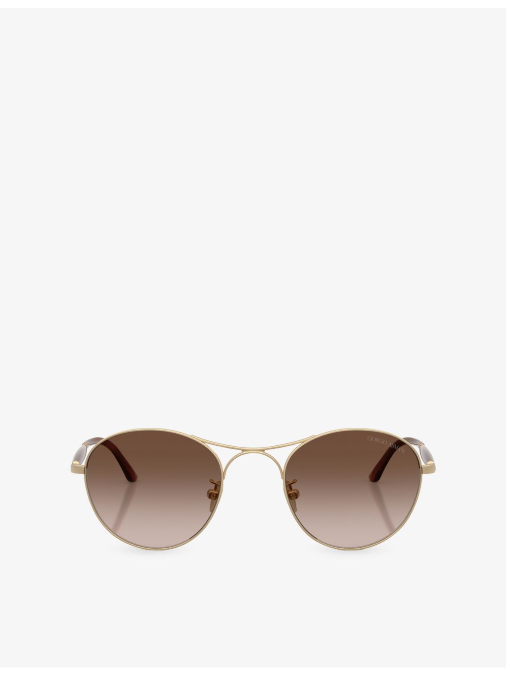 Giorgio Armani AR6177 round metal sunglasses, UK version