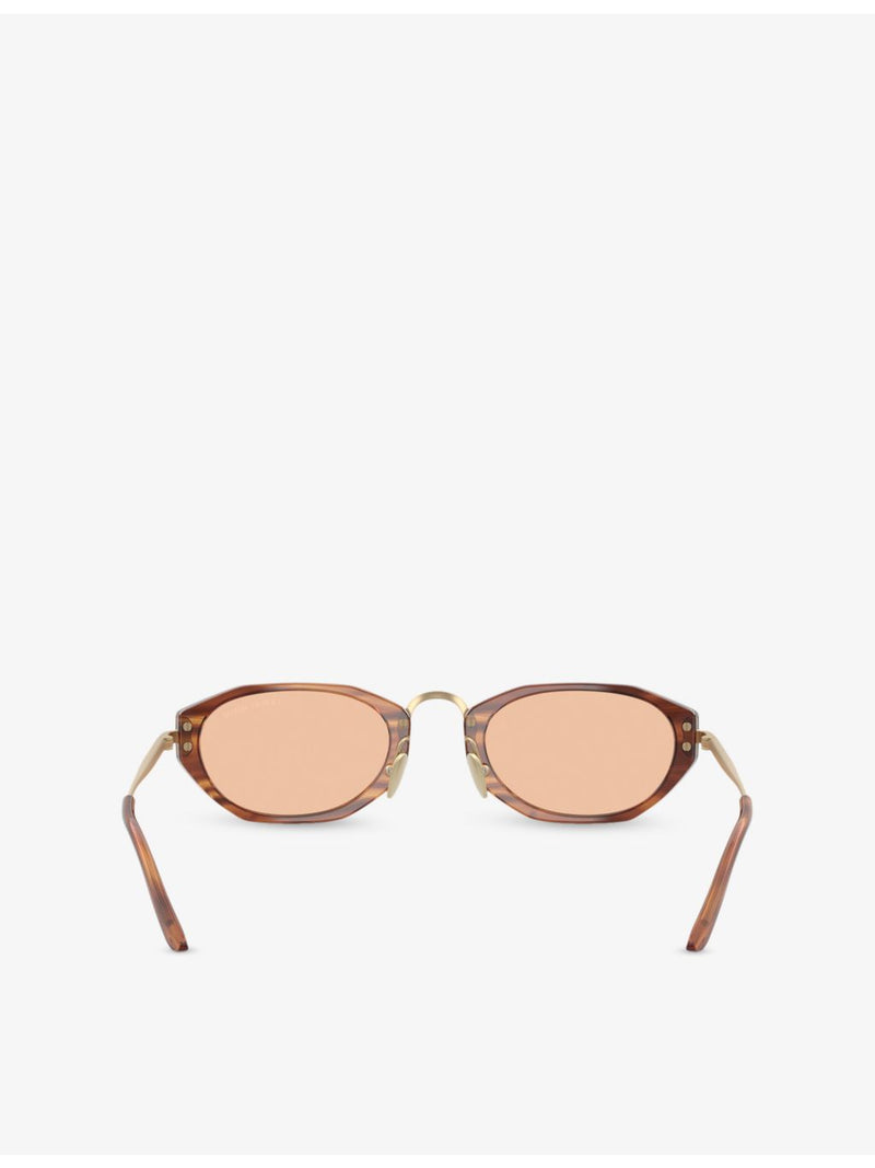 Giorgio Armani AR8242 oval-frame acetate sunglasses (British brand)