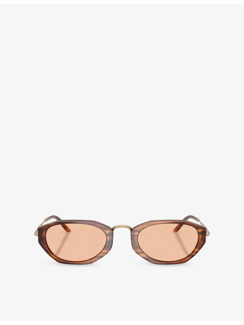 Giorgio Armani AR8242 oval-frame acetate sunglasses (British brand)