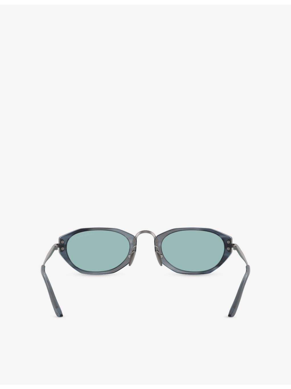 Giorgio Armani oval-frame acetate sunglasses (British brand)