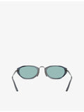 Giorgio Armani oval-frame acetate sunglasses (British brand)