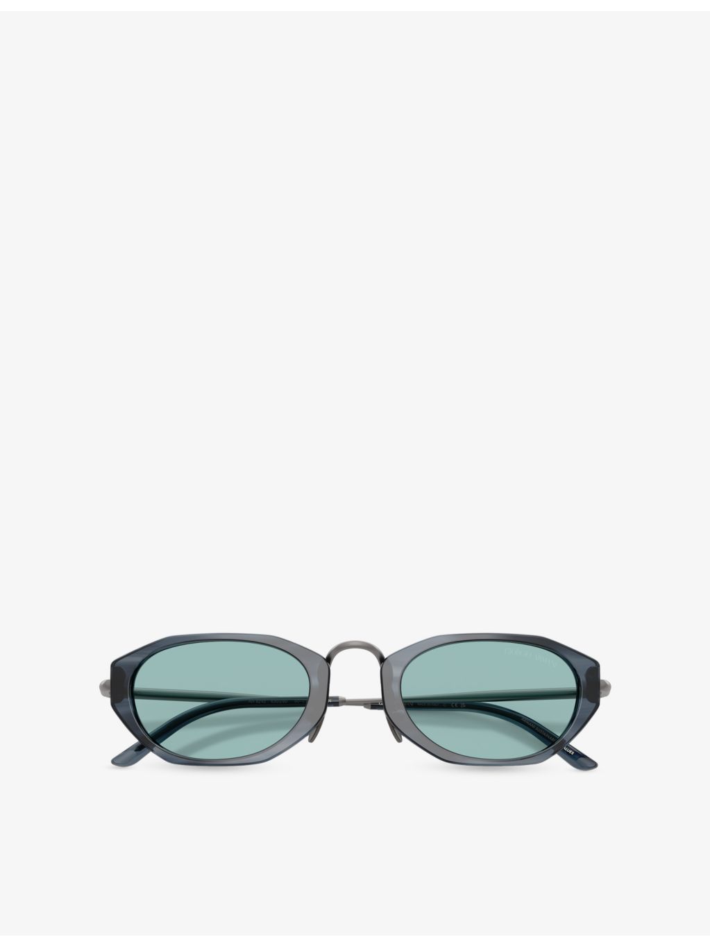 Giorgio Armani oval-frame acetate sunglasses (British brand)