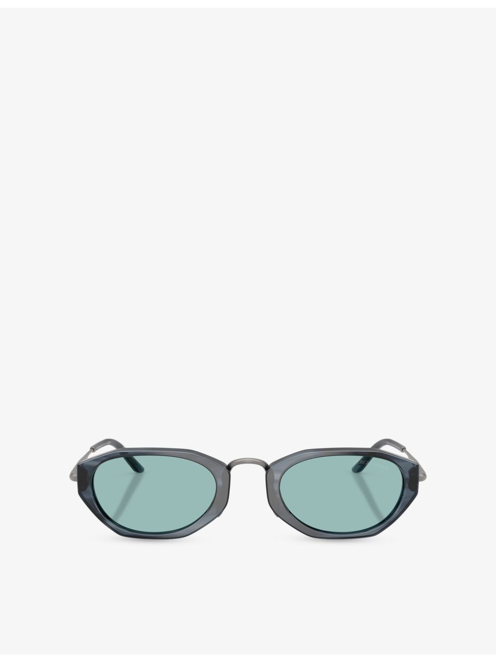 Giorgio Armani oval-frame acetate sunglasses (British brand)