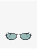 Giorgio Armani oval-frame acetate sunglasses (British brand)