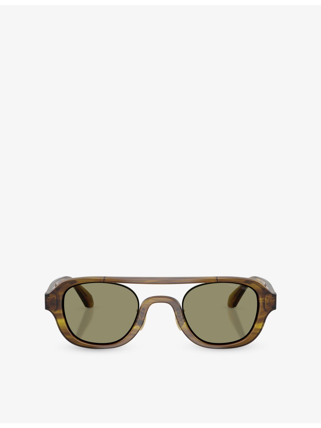 Giorgio Armani AR8247 acetate sunglasses with irregular frame (British brand)
