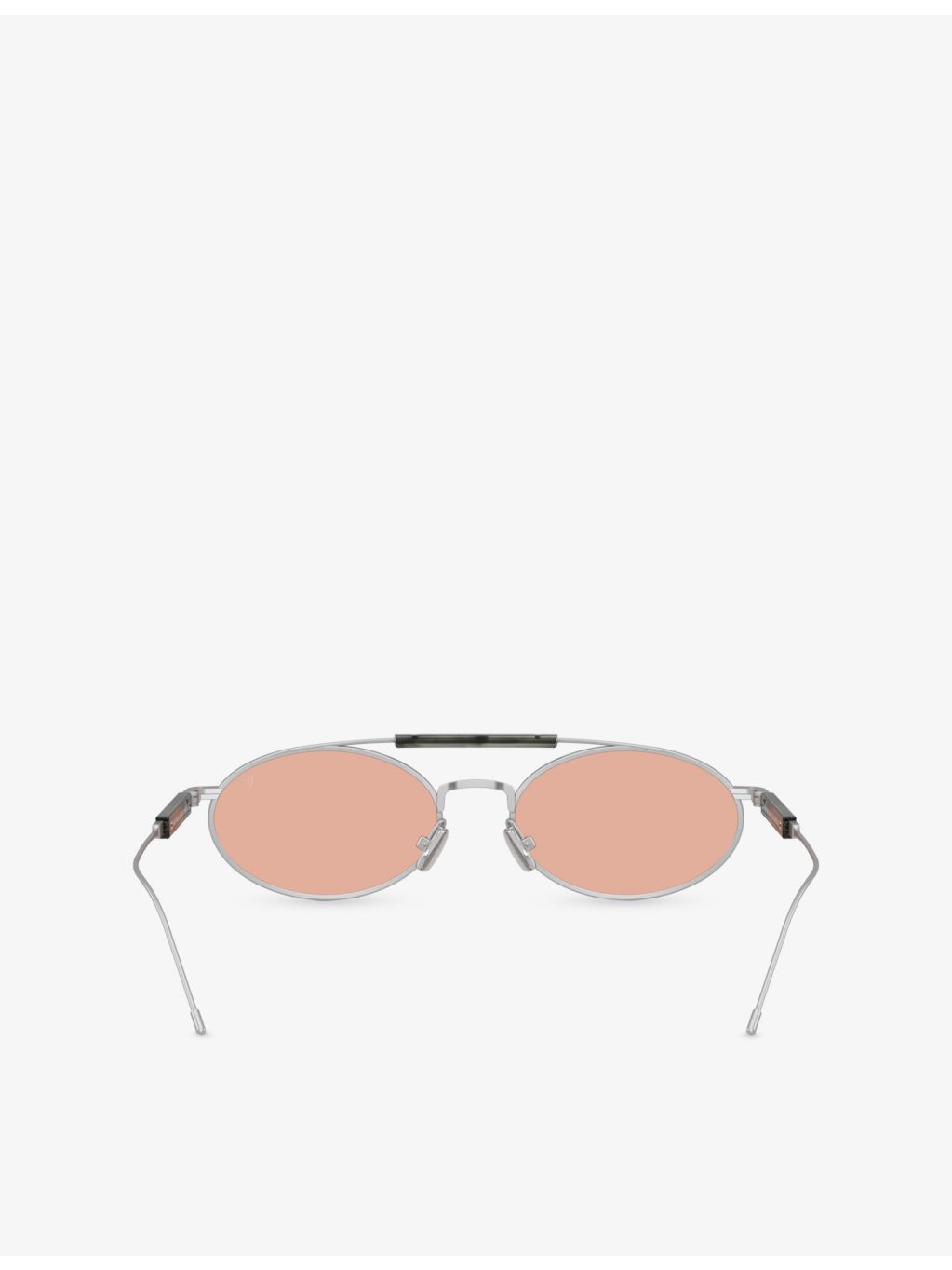Brunello Cucinelli oval metal sunglasses BC2013ST (British brand)