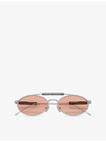 Brunello Cucinelli oval metal sunglasses BC2013ST (British brand)