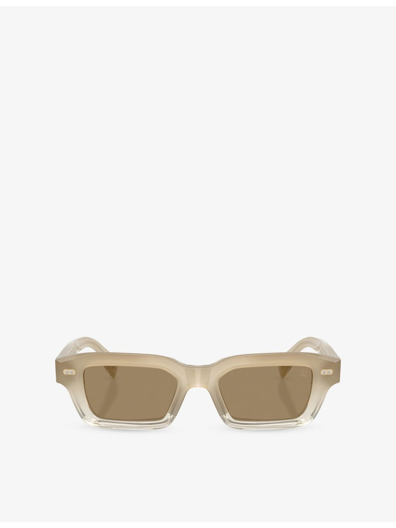 Brunello Cucinelli Marla acetate sunglasses rectangle frame BC4019S - British product