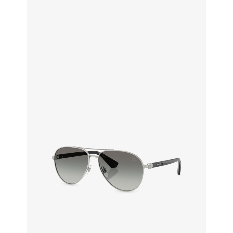 Burberry aviator frame metal sunglasses, UK version
