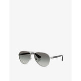 Burberry aviator frame metal sunglasses, UK version
