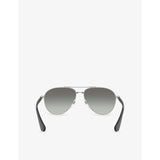 Burberry aviator frame metal sunglasses, UK version