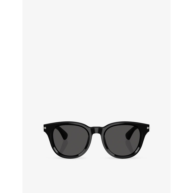Burberry BE4439 round-frame acetate sunglasses - British product