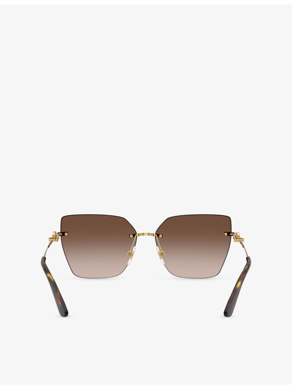 Dolce & Gabbana DG2321 cat-eye metal sunglasses (British brand)