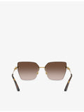 Dolce & Gabbana DG2321 cat-eye metal sunglasses (British brand)
