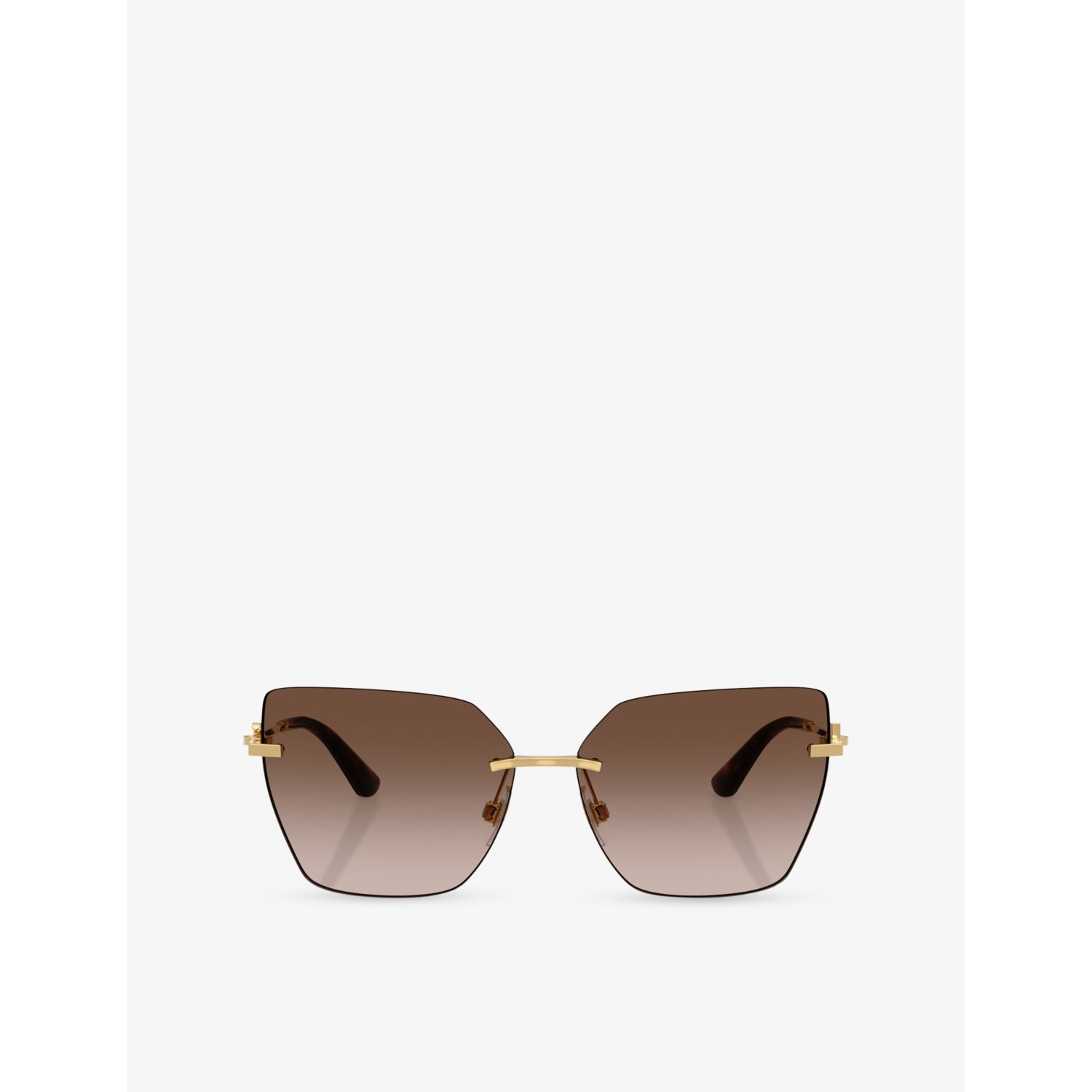 Dolce & Gabbana DG2321 cat-eye metal sunglasses (British brand)