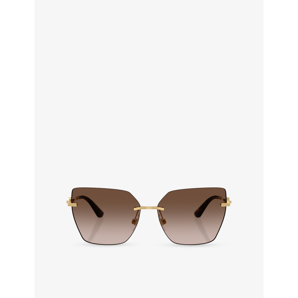 Dolce & Gabbana DG2321 cat-eye metal sunglasses (British brand)