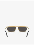 Dolce & Gabbana DG2327 rectangle metal sunglasses - British product
