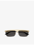 Dolce & Gabbana DG2327 rectangle metal sunglasses - British product
