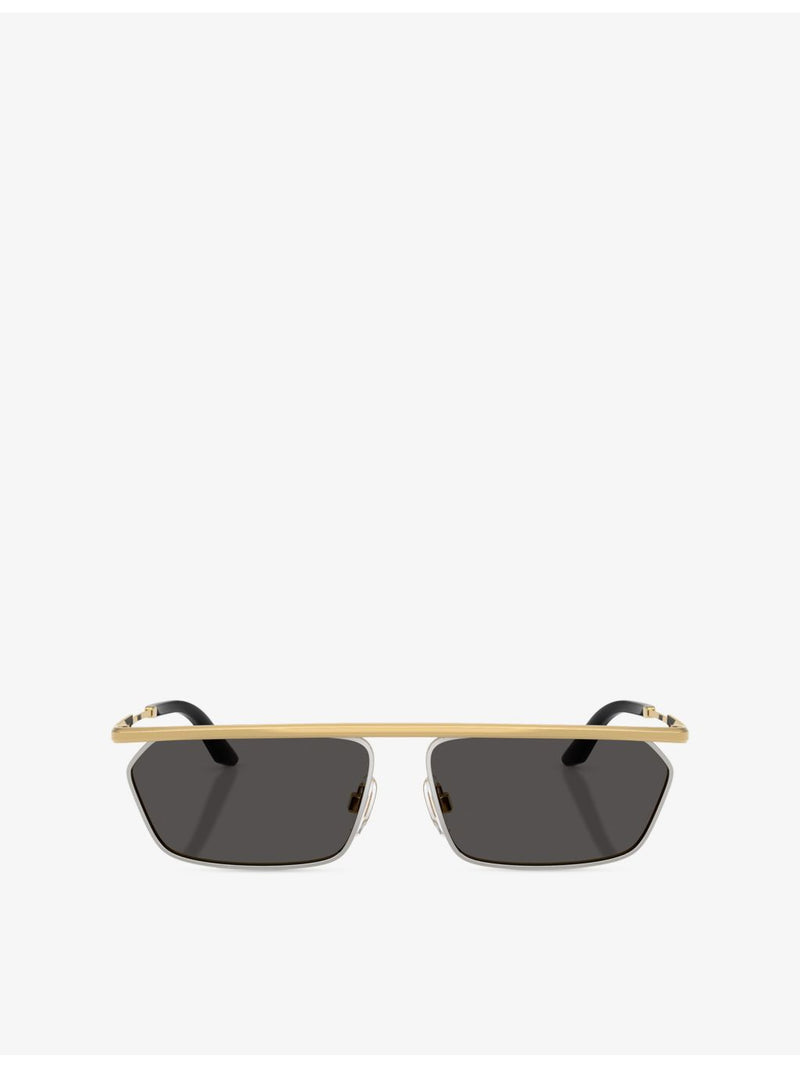 Dolce & Gabbana DG2327 rectangle metal sunglasses - British product
