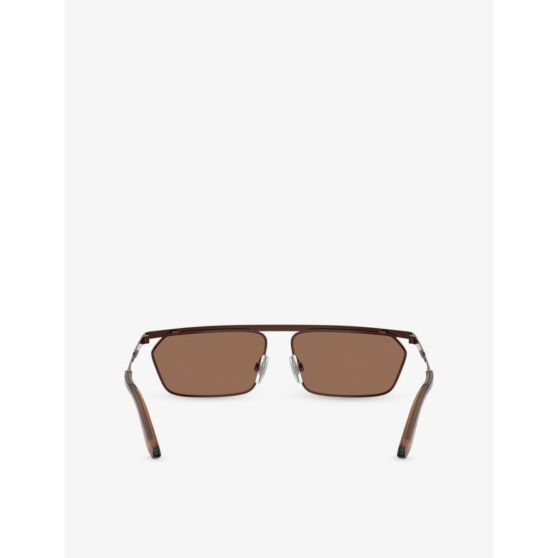 Dolce & Gabbana DG2327 rectangle metal sunglasses - British product