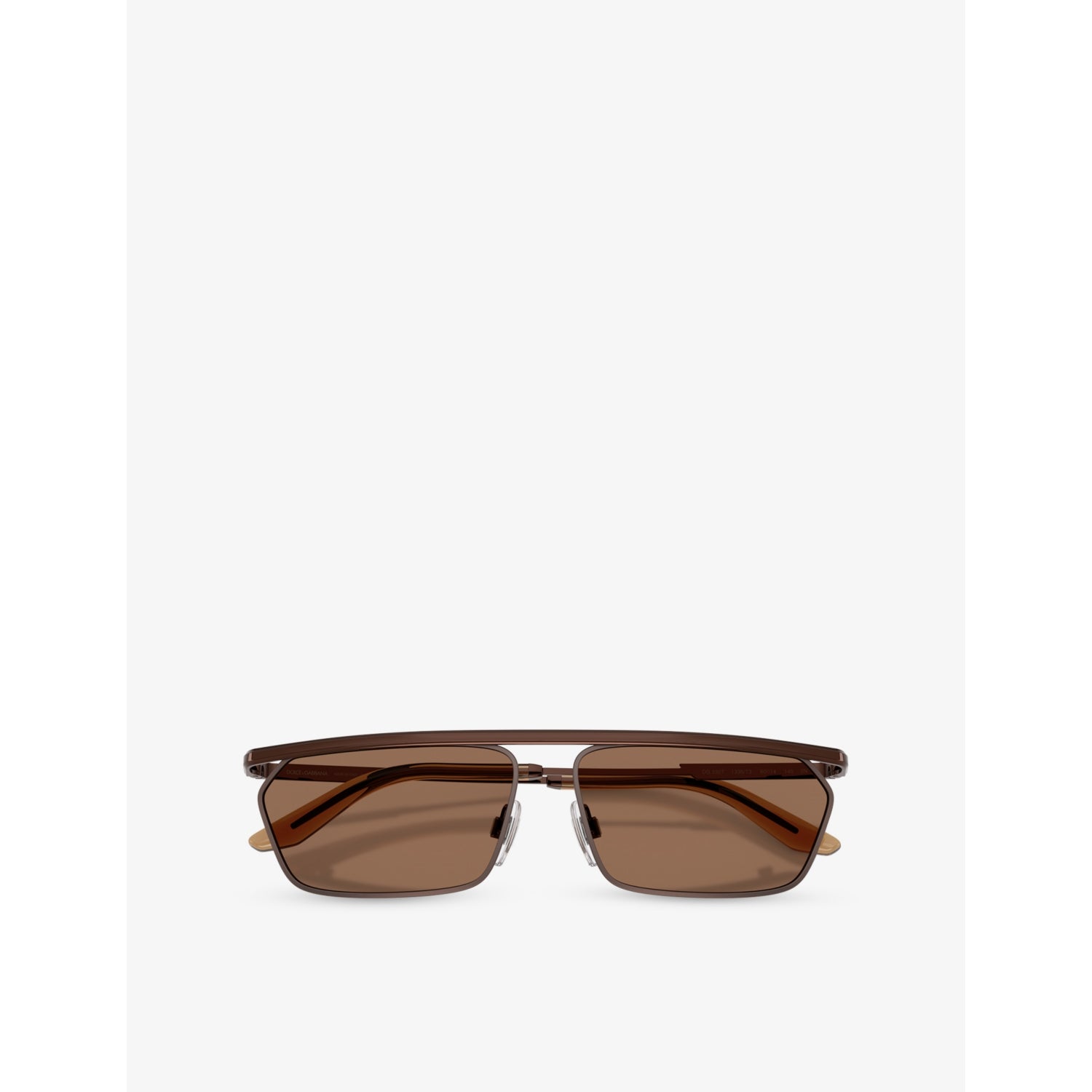 Dolce & Gabbana DG2327 rectangle metal sunglasses - British product