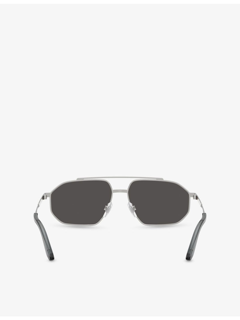 Dolce & Gabbana aviator metal sunglasses DG2328, UK version