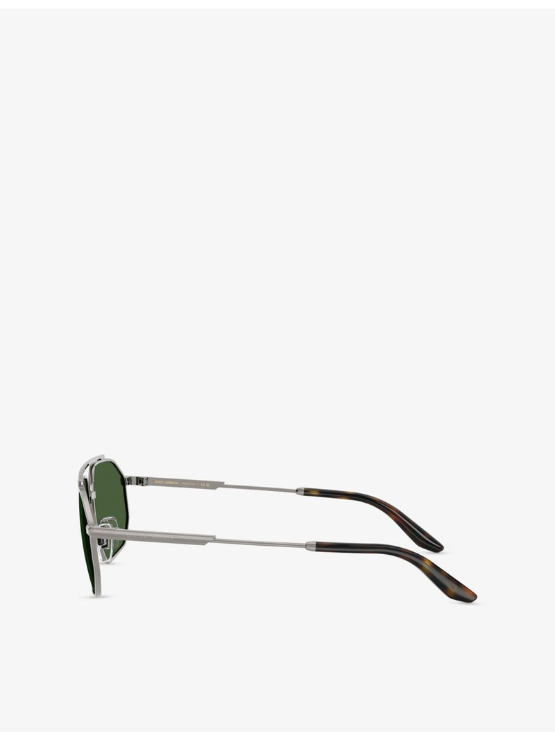 Dolce & Gabbana aviator sunglasses metal frame, UK version
