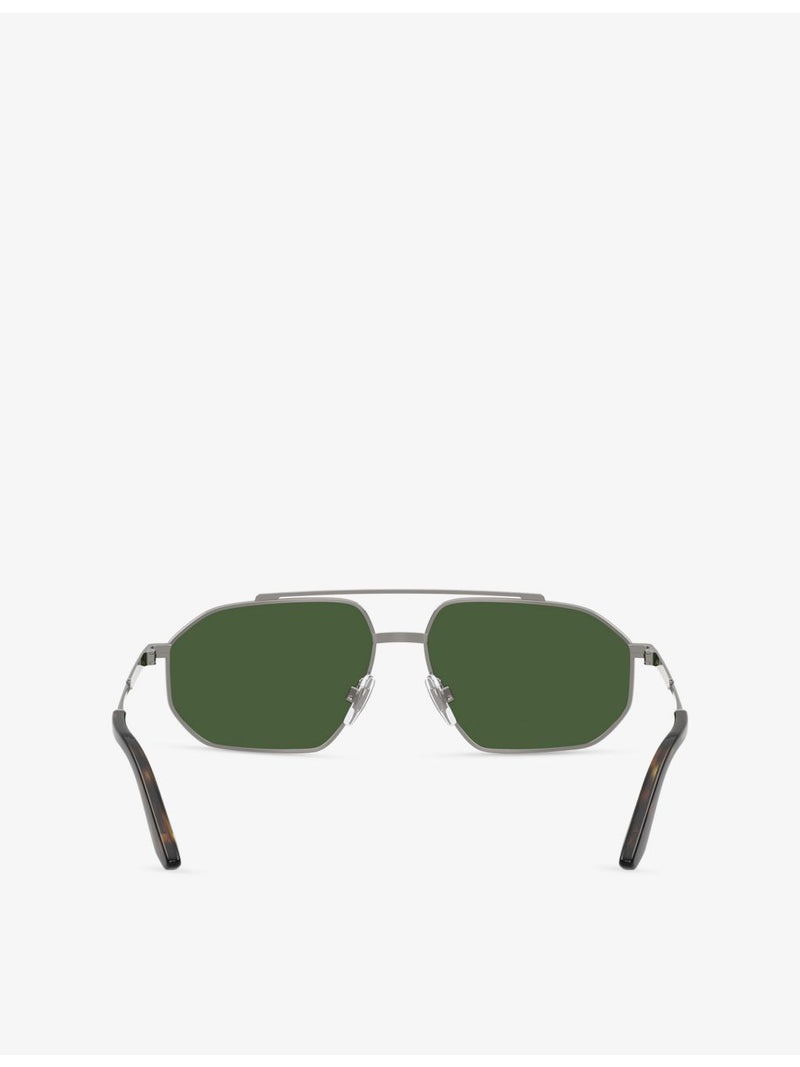 Dolce & Gabbana aviator sunglasses metal frame, UK version