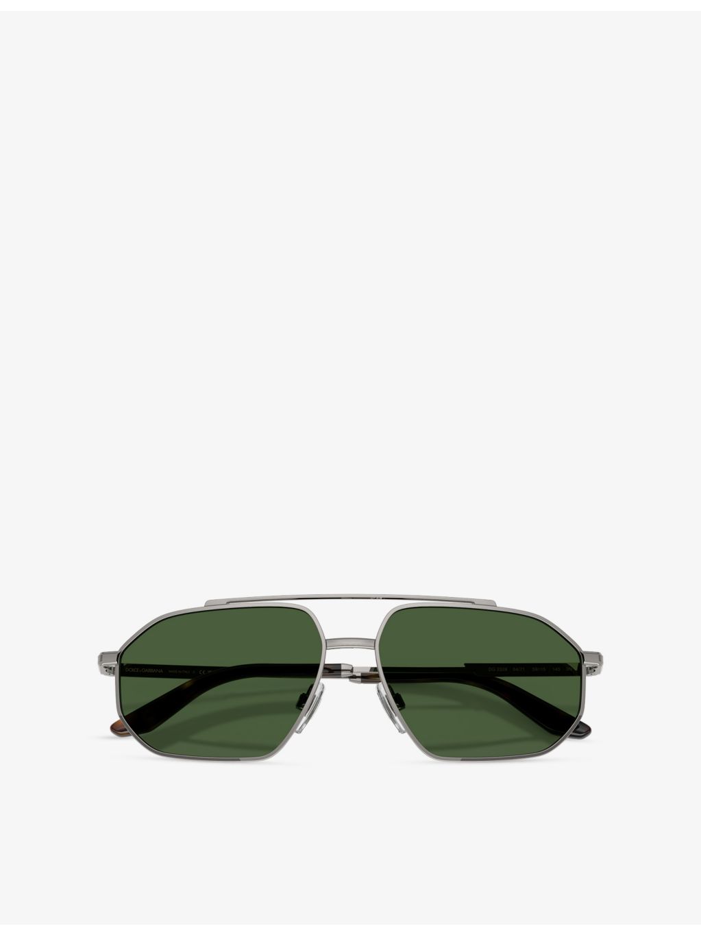Dolce & Gabbana aviator sunglasses metal frame, UK version