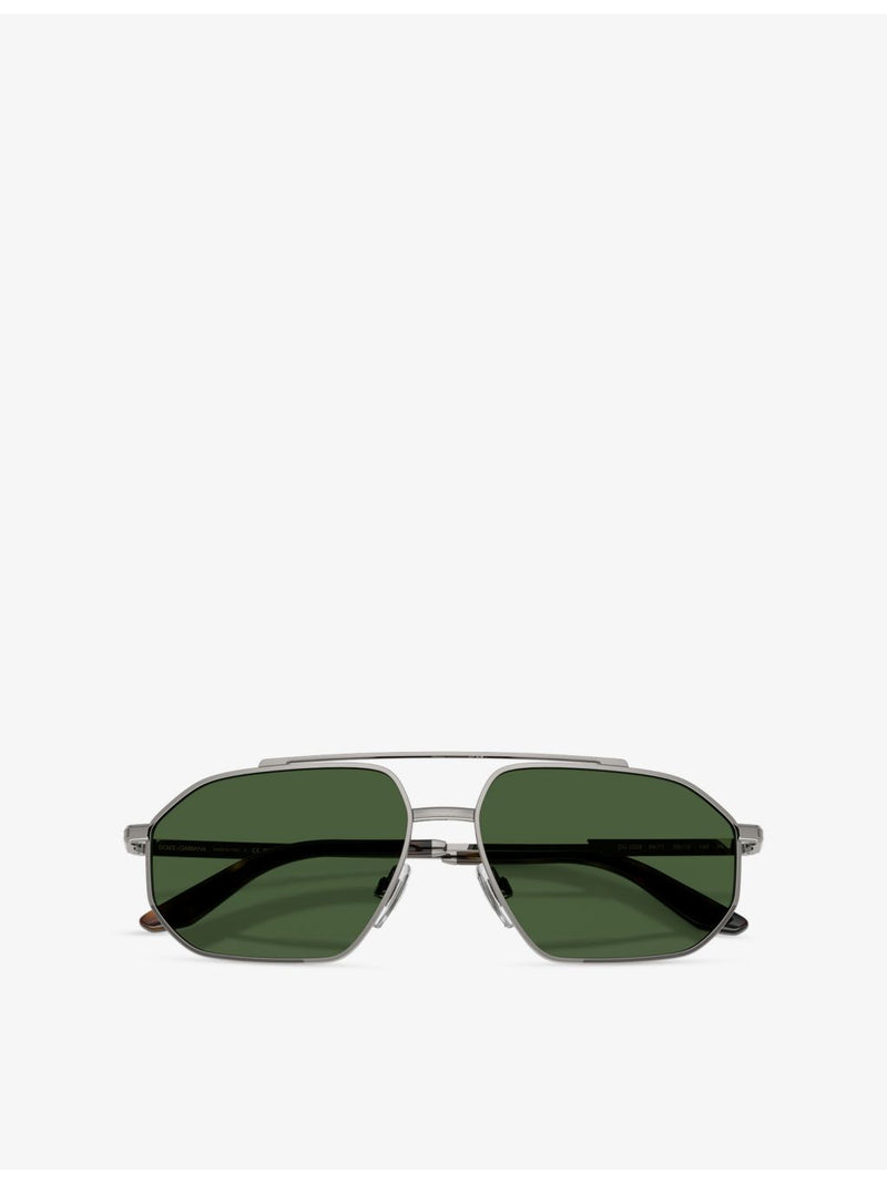Dolce & Gabbana aviator sunglasses metal frame, UK version