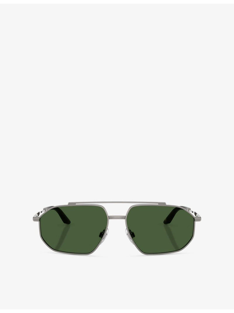 Dolce & Gabbana aviator sunglasses metal frame, UK version