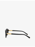 Dolce & Gabbana DG4519 round-frame acetate sunglasses, UK version