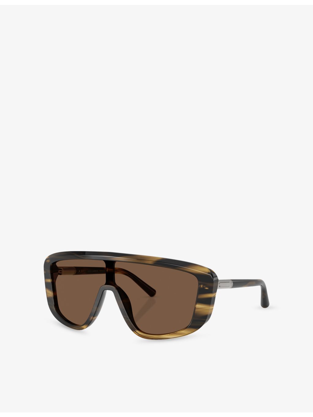 Dolce & Gabbana DG4520 rectangle acetate tortoiseshell sunglasses, UK version