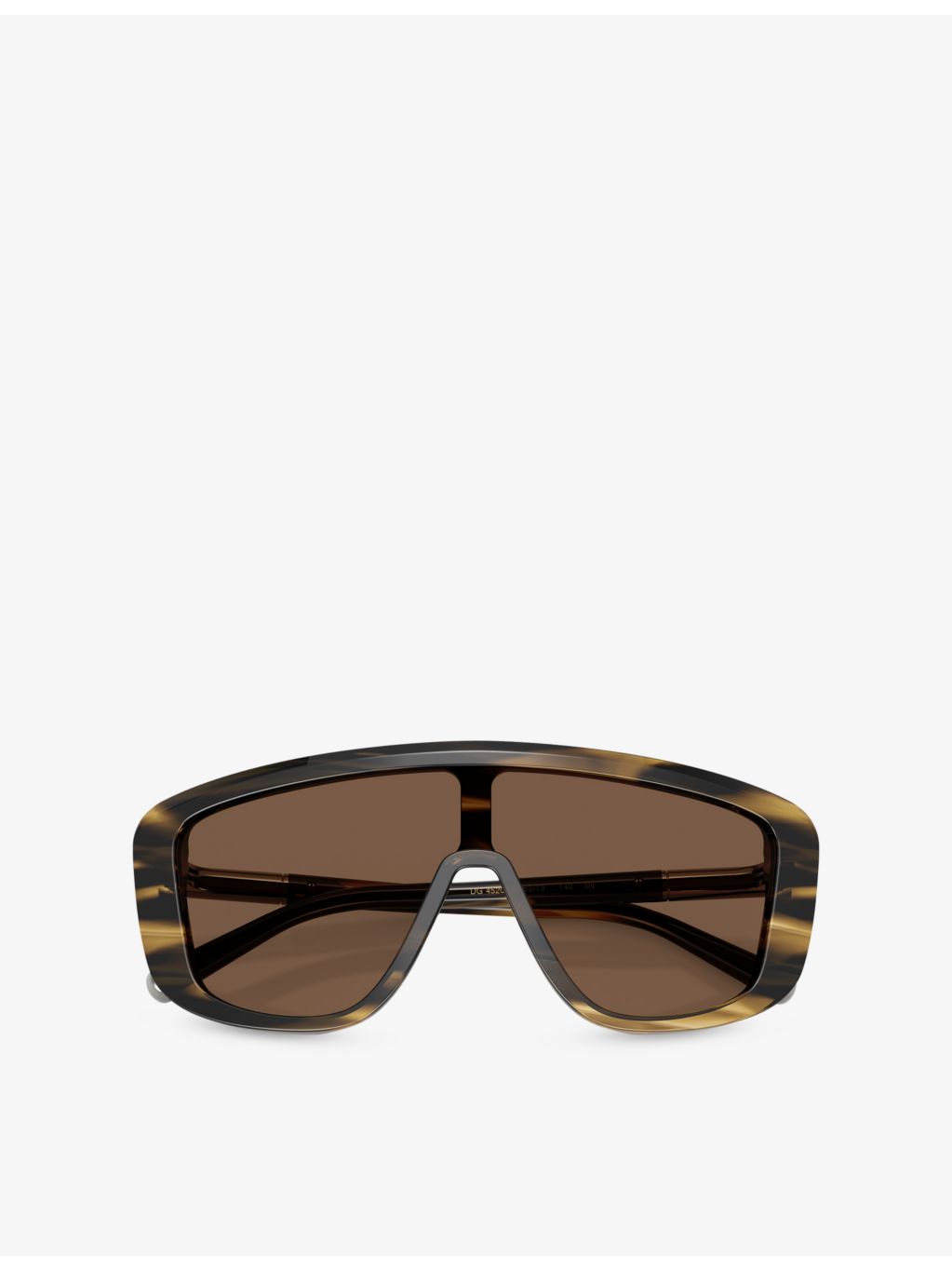 Dolce & Gabbana DG4520 rectangle acetate tortoiseshell sunglasses, UK version