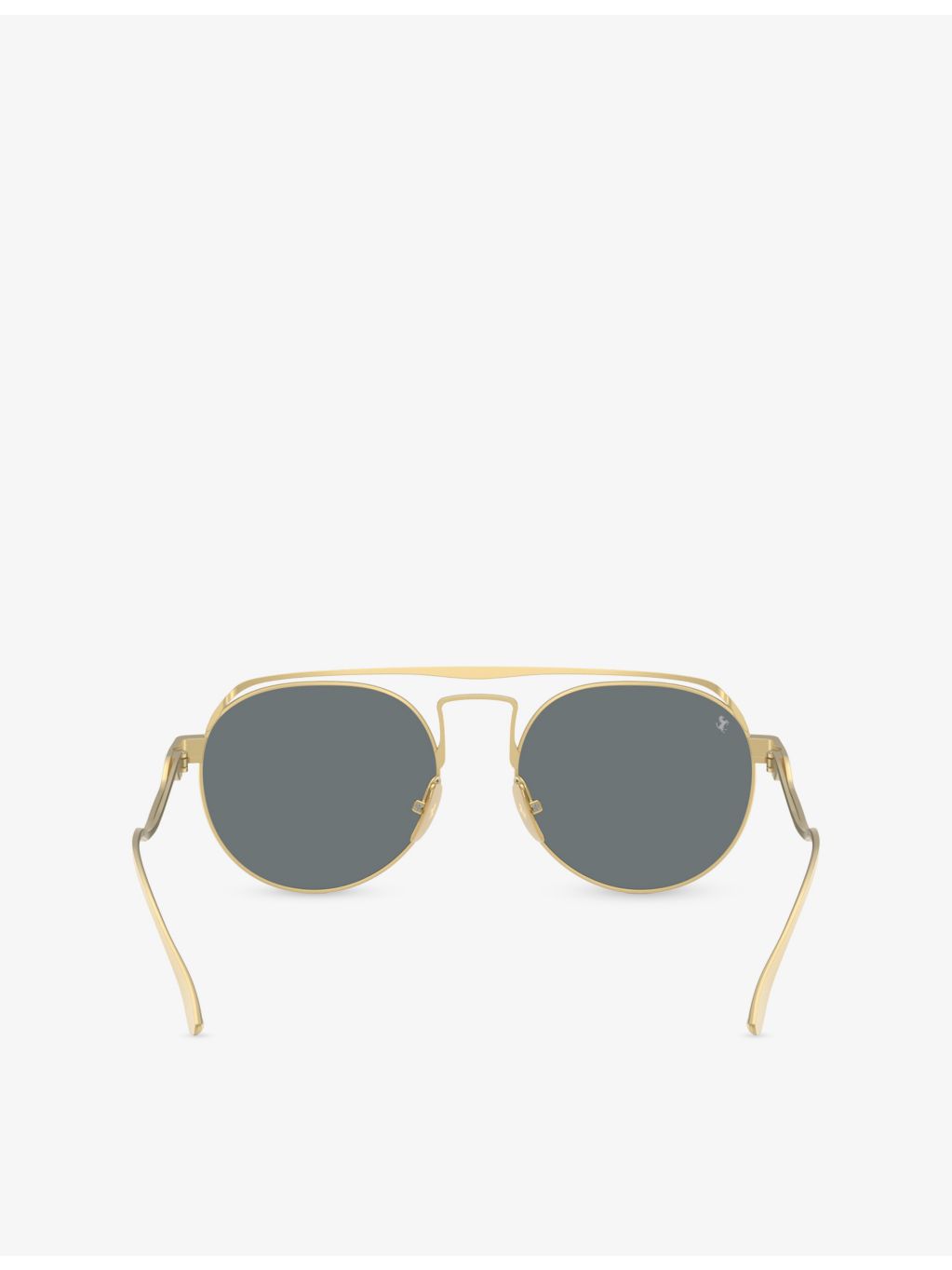 Ferrari FH1025T round-frame metal sunglasses, imported from the UK
