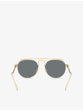 Ferrari FH1025T round-frame metal sunglasses, imported from the UK