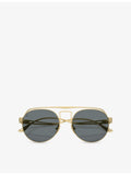 Ferrari FH1025T round-frame metal sunglasses, imported from the UK