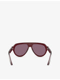 Ferrari FH2019U aviator acetate sunglasses 5.6cm lens (British brand)