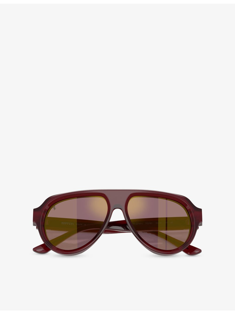 Ferrari FH2019U aviator acetate sunglasses 5.6cm lens (British brand)