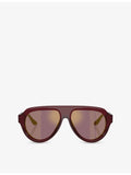 Ferrari FH2019U aviator acetate sunglasses 5.6cm lens (British brand)