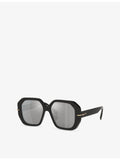 Fendi square-frame acetate sunglasses, imported from the UK